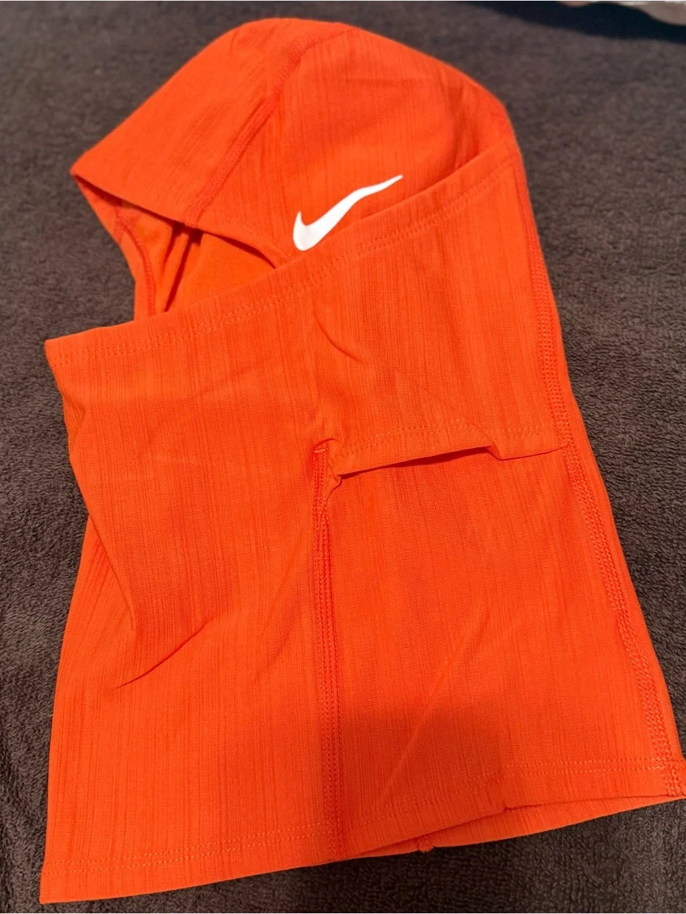 Nike Bright Orange Therma-FIT Football Hood